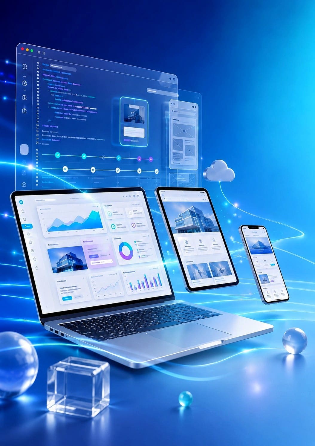Web development service image